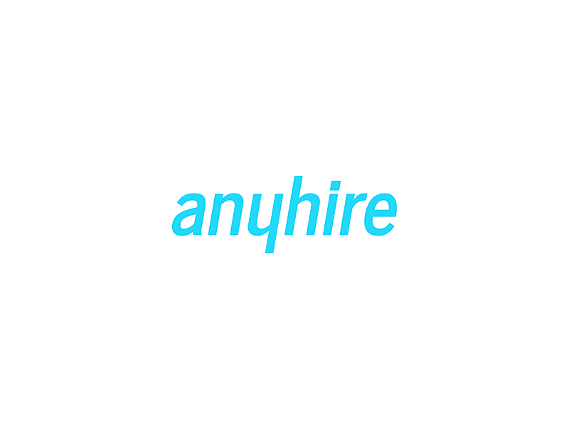 Logo Anyhire branding logo restyling
