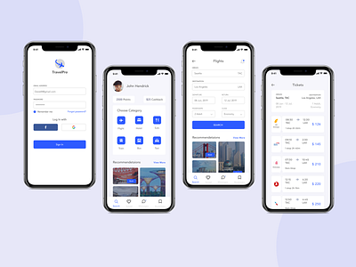 TravelPro App app application branding clean clean ui designs graphics icon illustration ios logo mobile app travel app traveling ui ux web