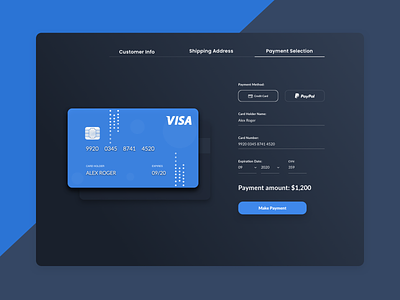 Credit Card Checkout application clean ui dailyui dailyui 002 design designs icon ios ui ux