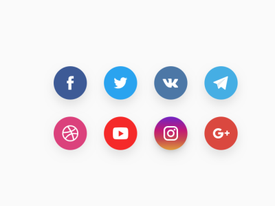 Social Share Icons app clean ui daily 010 dailyui design designs icon ios logo social share socialmedia socialshare ui ux