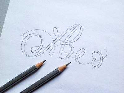 Abeo pencil branding calligraphy design font hand lettering identity letter lettering logo logotype logotypes process sanserif typography wordmark