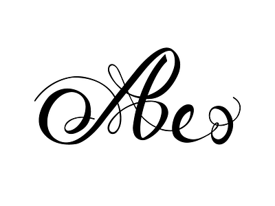 Abeo vector branding calligraphy design hand lettering identity illustration letter lettering logo logotype mark process typography vector wordmark