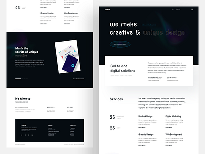 Uawta - Digital Agency Landing Page