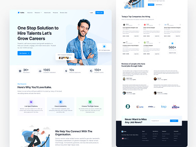 Kalke - Job Finder Landing Page