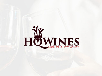 hqwines logo app bar branding design glass icon illustration lettering logo logodesign logotype naturalspa signatures tshirt typography vector website weed wine winery