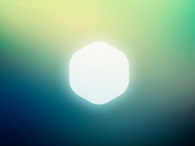 The Next One. blur hexagon icon