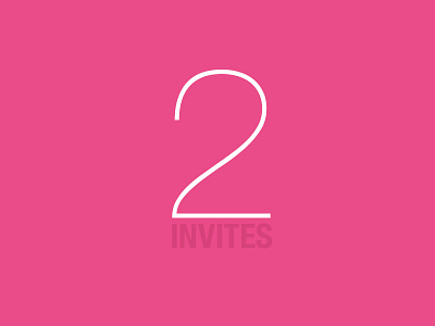 2 Dribbble invites