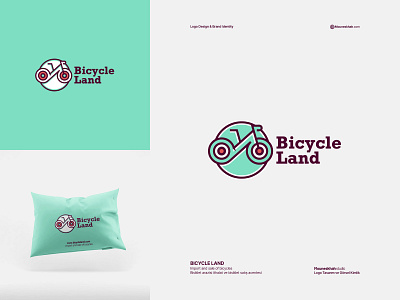 BICYCLE LAND | Logo Design branding design grafik tasarım grafiktasarım graphic design illustration illustrator logo logodesign logodizayner santa santa tasarim typography vector çizmek