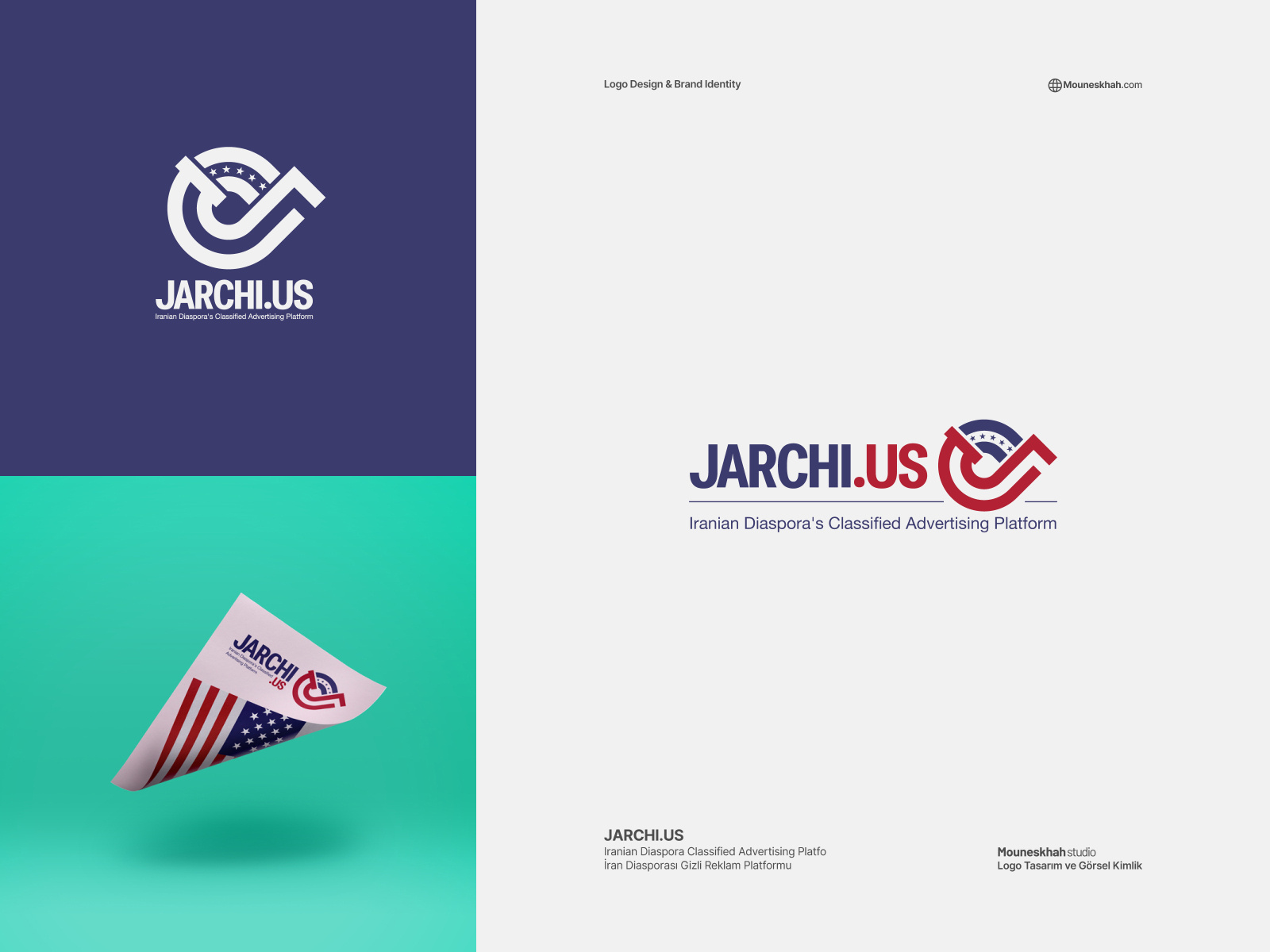 JARCHI.US Logo Design by Mouneskhah on Dribbble