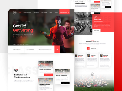 Fitness Class Web Design