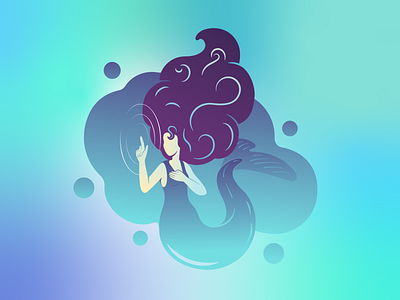 touch water art design flat illustration illustrator vector