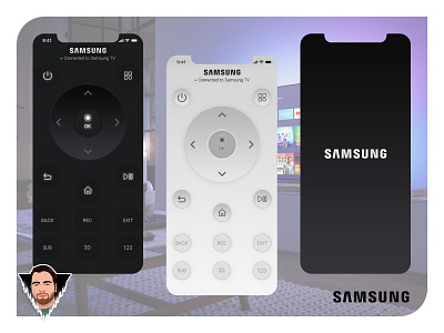 Smart Tv Remote application graphic design samsung smart tv tv