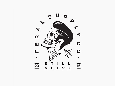 Feral Supply Co. - Apparel Design alternative apparel branding clothing design graphicdesign illustrator logo screenprint vector