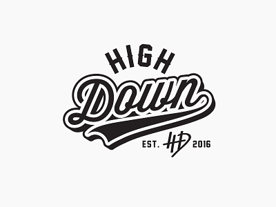High Down - Logo Design advertising band brand design graphic logo marketing poppunk punk