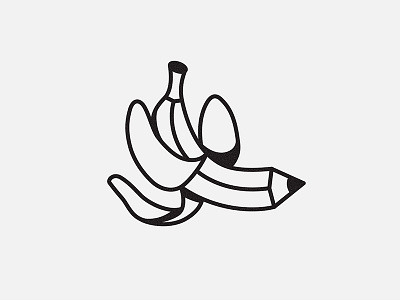 Banana pencil banana creativity food illustration pencil