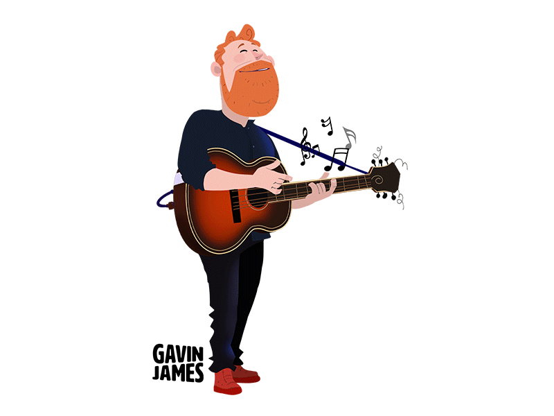 Gavin James Session animation cartoon character design design illustration imessage stickers