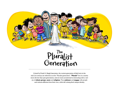 The Pluralist Generation - 1 character design design editorial design editorial illustration educational illustration illustration typogaphy vector