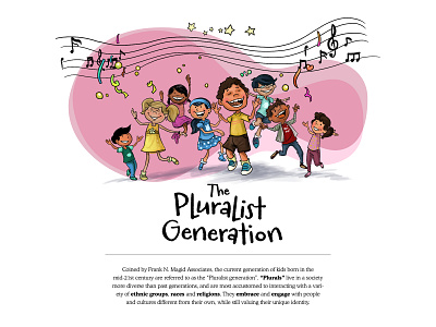 The Pluralist Generation character design design doodle art editorial illustration education website educational illustration educational publishing illustration vector website