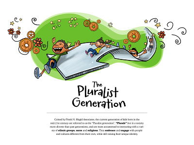 The Pluralist Generation - 5 branding character design design doodle art editorial illustration educational illustration educational publishing illustration vector website