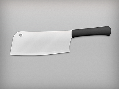 Butcher's knife illustration knife practice