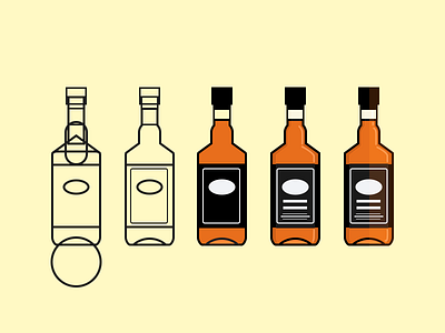 whiskeywhiskeywhiskeywhiskeywhiskey icon illustration process shapes whiskey