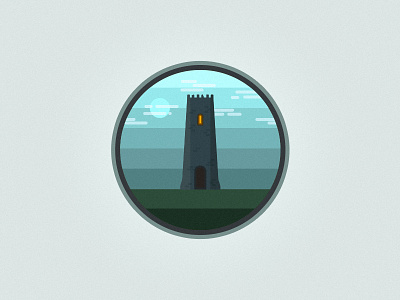 Tower icons illustration medieval tower