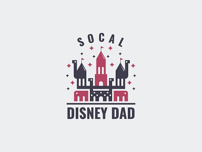 Disneyland castle safari park logo animal branding castle combination design disney disneyland illustration logo palace safari park travel vector zoo