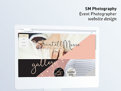 SM Photography - Website Design branding graphic design web design website website design