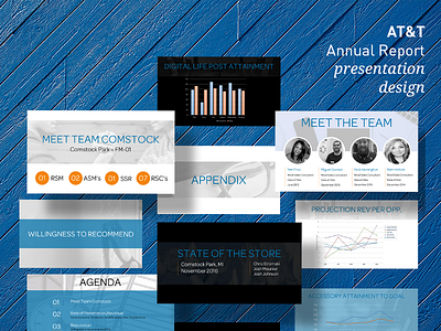 AT&T - Presentation Design graphic design information architecture presentation design storyboarding