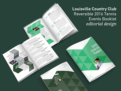 Louisville Country Club - Editorial Design brochure design editorial design graphic design print design