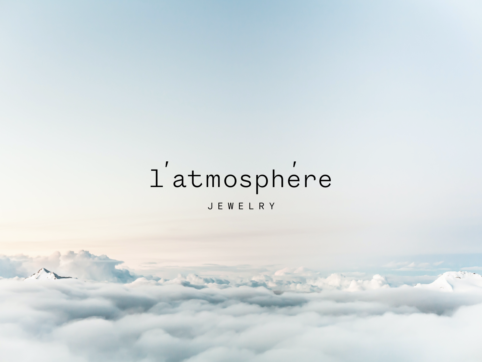 l’atmosphère jewelry logo by Pavel Chelyuskin for Module on Dribbble