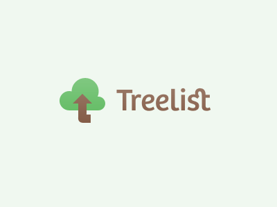 Treelist cloud icon logo tree treelist upload