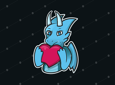 Lapis Heart chrisfoster2d design illustrator logo mascot vector