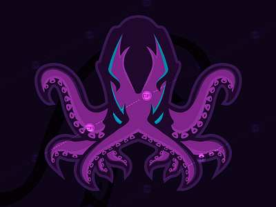 Kraken chrisfoster2d illustrator kraken logo mascot vector