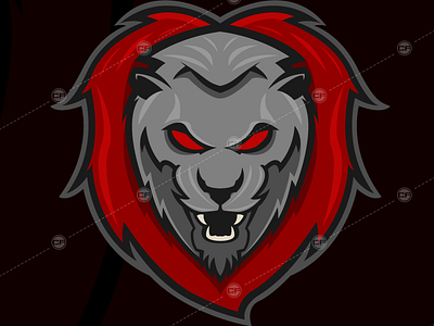Lion chrisfoster2d illustrator lion logo mascot vector