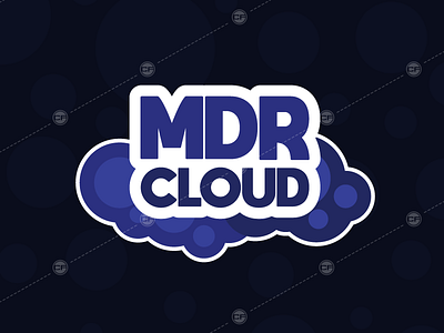 MDR Cloud illustrator logo mdrcloud