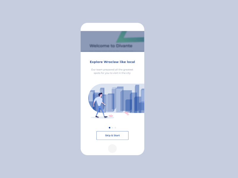 Travel Guide Onboarding ux ui branding animation gif manual vector travel app illustration divante ux design on boarding onboarding