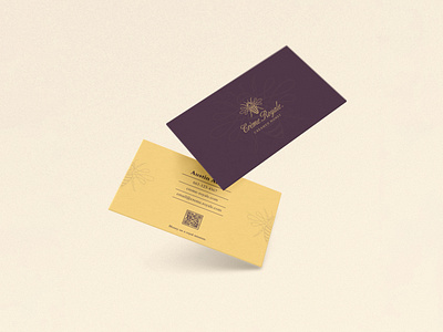 Crème Royale businesscard design illustration logo vector