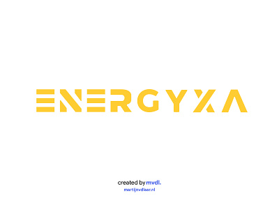 Logo ENERGYXA building clean design designhubnl dutch energy logo logo 2d logo alphabet martijn van de laar martijnvdl martijnvdlaar modern mvdl mvdl. nl