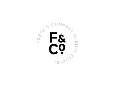 Forth&Co. logo stamp type