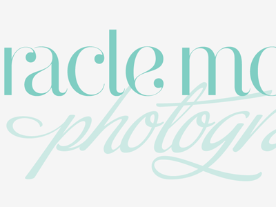 MM Photography logo photographer script type