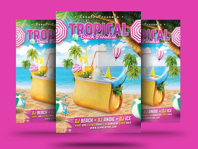 Tropical Beach Flyer