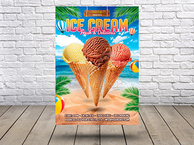 Summer ice Cream Flyer