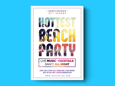 Beach Party Flyer