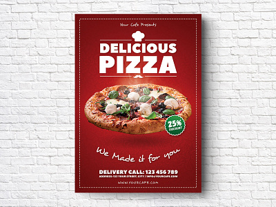 Italian Pizza Designs Themes Templates And Downloadable Graphic Elements On Dribbble