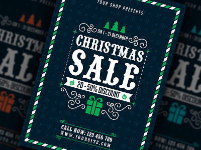 Christmas Sale Flyer advertise best buys big sale campaign flyer christmas christmas flyer christmas sale commerce deal discount event fashion sale holiday new year new year sale product flyer products sale promo psd sale flyer