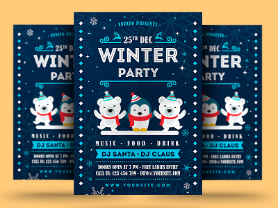 Winter Party Flyer