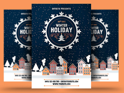 Winter Holiday Flyer