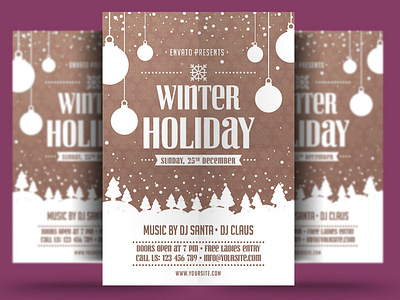 Winter Holiday Flyer