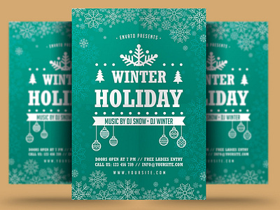 Winter Holiday Flyer